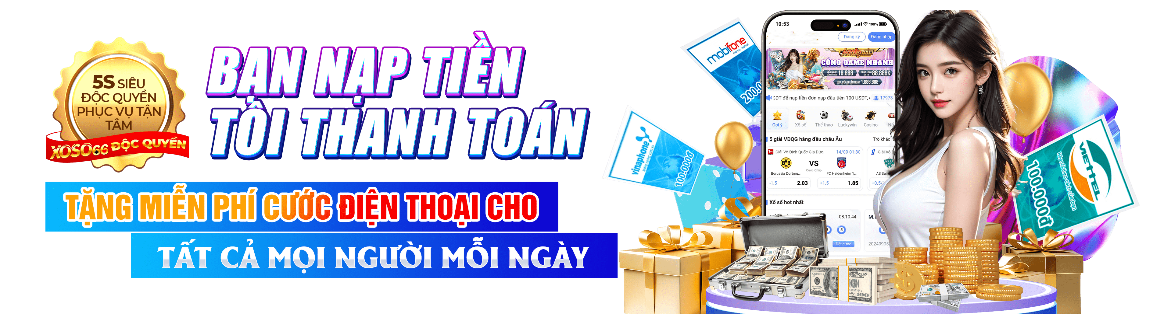 Hình ảnh quảng cáo của lu88 hiển thị nền tảng và các lợi ích