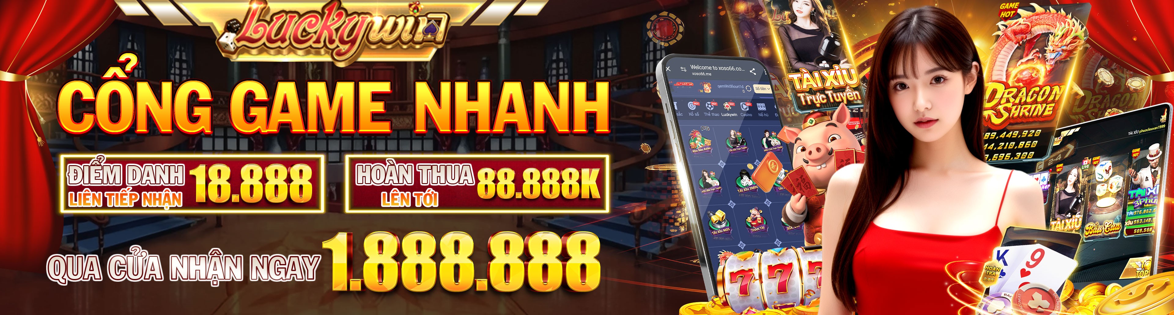 Hình ảnh quảng cáo của lu88 hiển thị nền tảng và các lợi ích